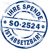 Stempel Spendenabsetzbarkeit 7g