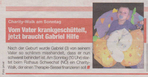 HEUTE 23-05-2014 Artikel Seite 15 Charity-Walk